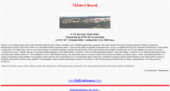 Desktop Screenshot of navstevnik.mesto-chocen.cz